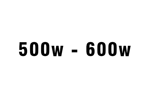 500w-600w