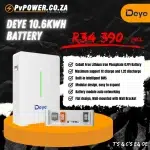 Deye 10.6kWhWall mount Battery